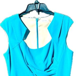 Calvin Klein aquamarine dress
